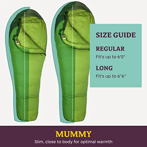 Mens Trestles 30° Sleeping Bag w/ High-loft Insulation for Camping