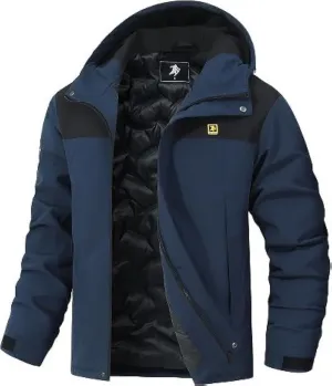 Men's Warm Winter Coats Waterproof Ski Jacket Windproof Mountain Windbreaker Hooded Snowboarding jacket