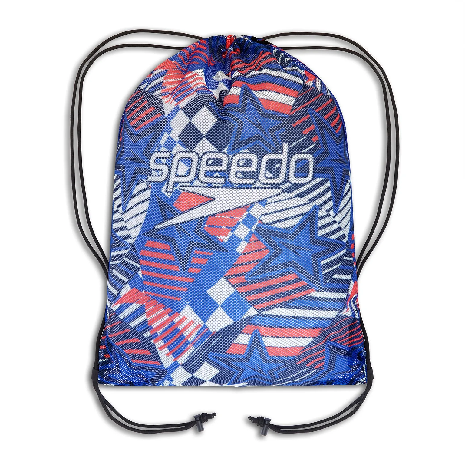 Mesh Bag Printed Red/Blue