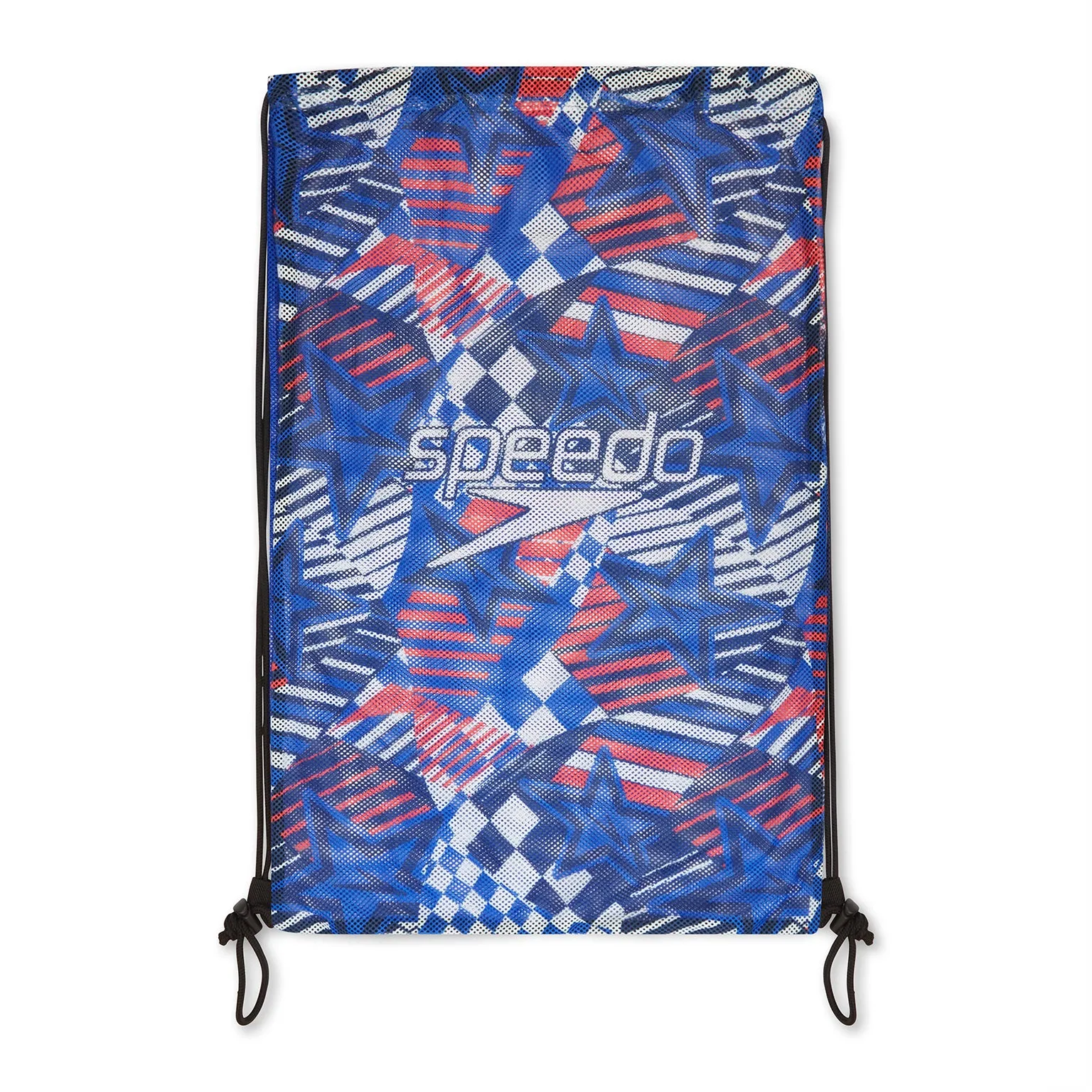 Mesh Bag Printed Red/Blue