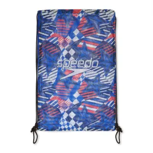 Mesh Bag Printed Red/Blue