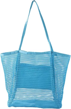 Mesh Beach Tote Womens Shoulder Handbag,Elegant Beach Tote Bag,Stylish and Lightweight Summer Essential