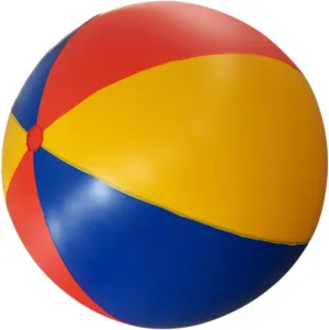 Milisten PVC Inflatable Beach Ball Large Size Sports Toys for Children Teens Adults Play Anytime Anywhere