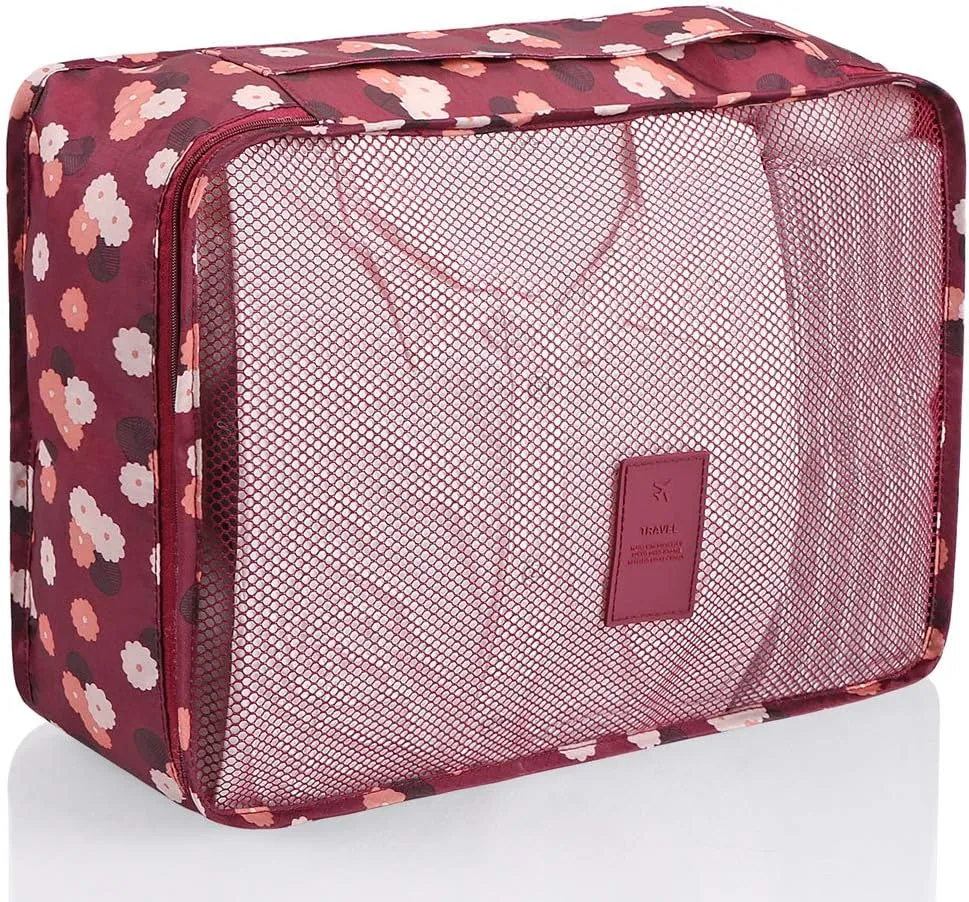 Mossio 7 Set Packing Cubes with Shoe Bag - Travel Carry On Luggage Organizer