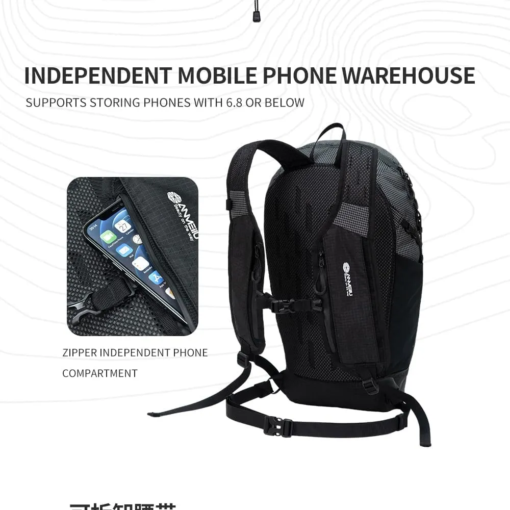 Mountaineering backpack hiking bag, lightweight hiking backpack, ultra light backpack, lightweight travel commuting bag (Haige)