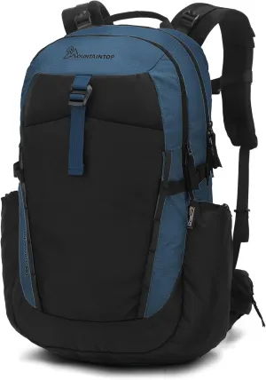 MOUNTAINTOP 40L Hiking Backpack Lightweight Travel Camping Backpack with Waist Strap&YKK Zippers for Men Women