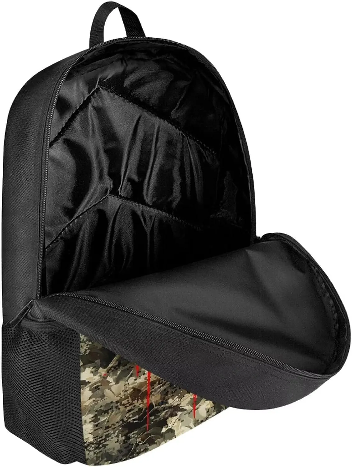 Mumeson American Deer Casual Backpack for Middle High School Kid Rucksack Bookbag for Travel Daily Daypack Back to School Supplies for Teens