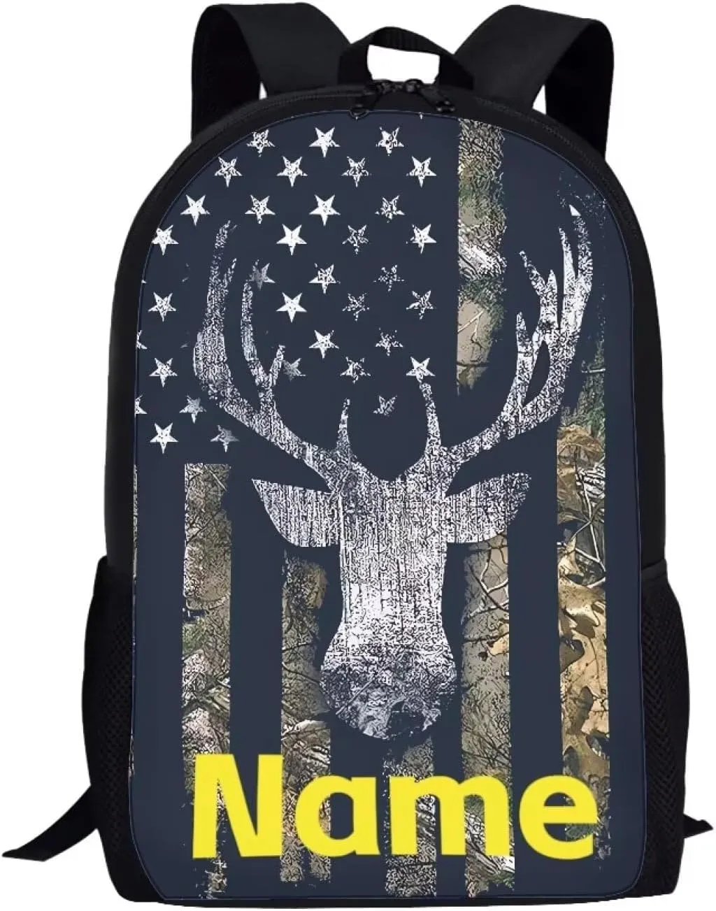 Mumeson Customized Personalization Schoolbag Kids Backpack, Adult Laptop Tablet Notebook Holder Backpack Multi Pocket Bookbags Casual Rucksack for Middle School