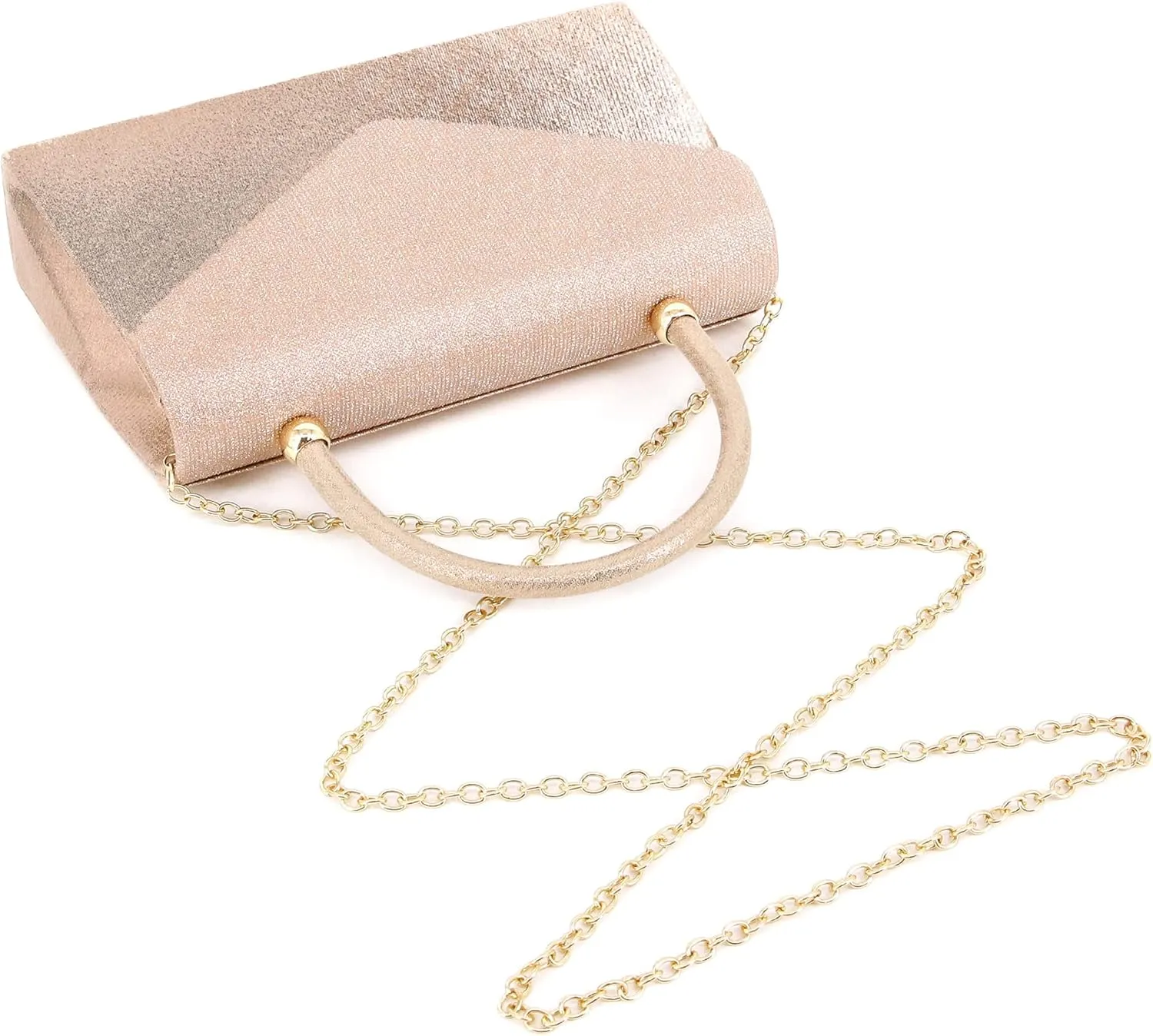 Naimo Shiny Crystal Evening Clutch Bag Top Handle Handbag Crossbody Shoulder Bag Wedding Party Bride Purse