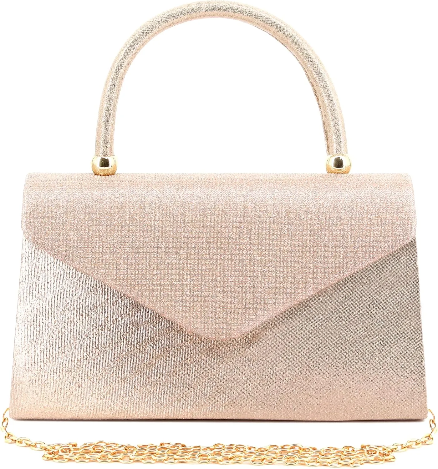 Naimo Shiny Crystal Evening Clutch Bag Top Handle Handbag Crossbody Shoulder Bag Wedding Party Bride Purse