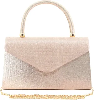 Naimo Shiny Crystal Evening Clutch Bag Top Handle Handbag Crossbody Shoulder Bag Wedding Party Bride Purse