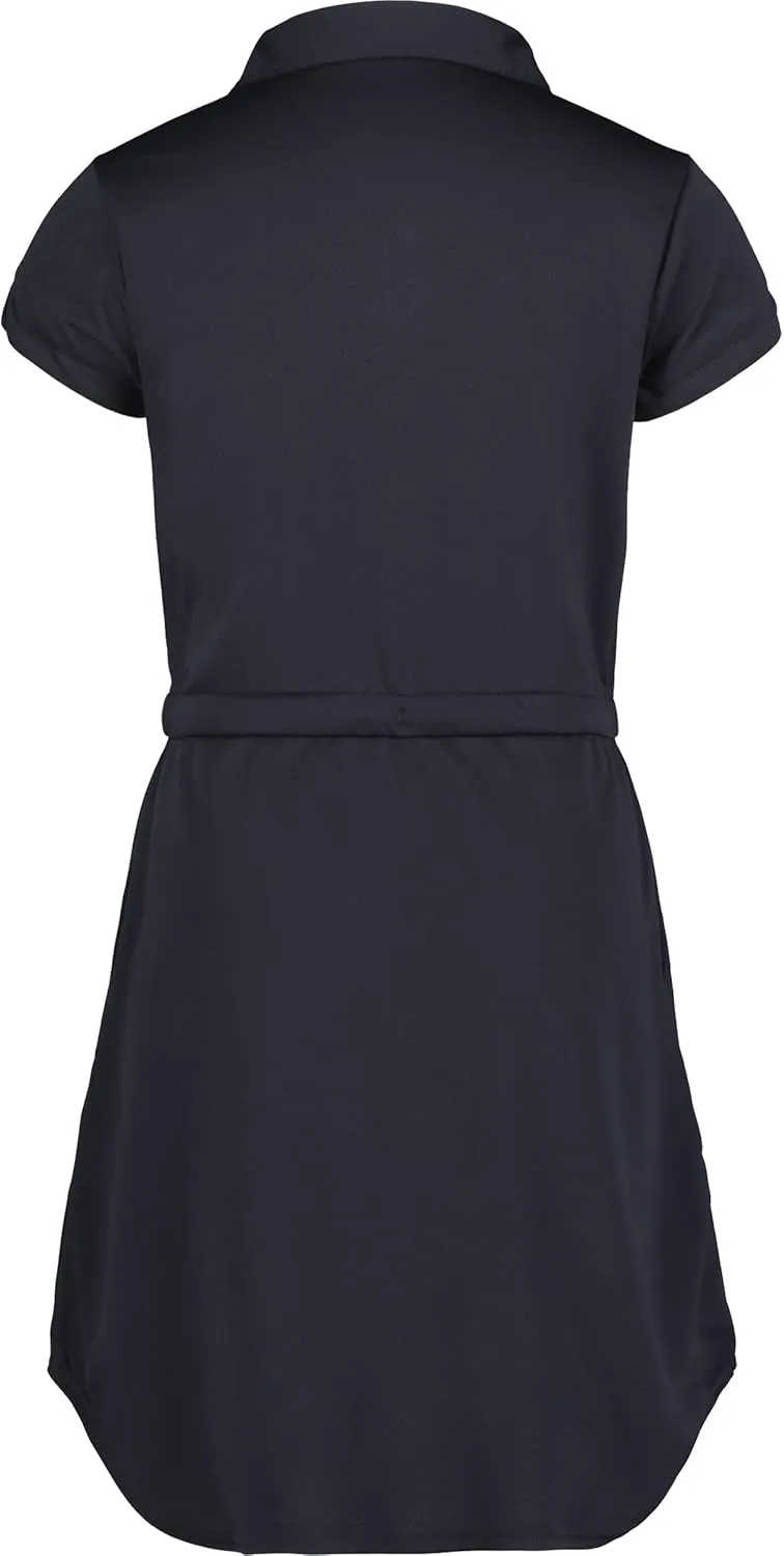 Nautica Girls' School Uniform Short Sleeve Polo Dress
