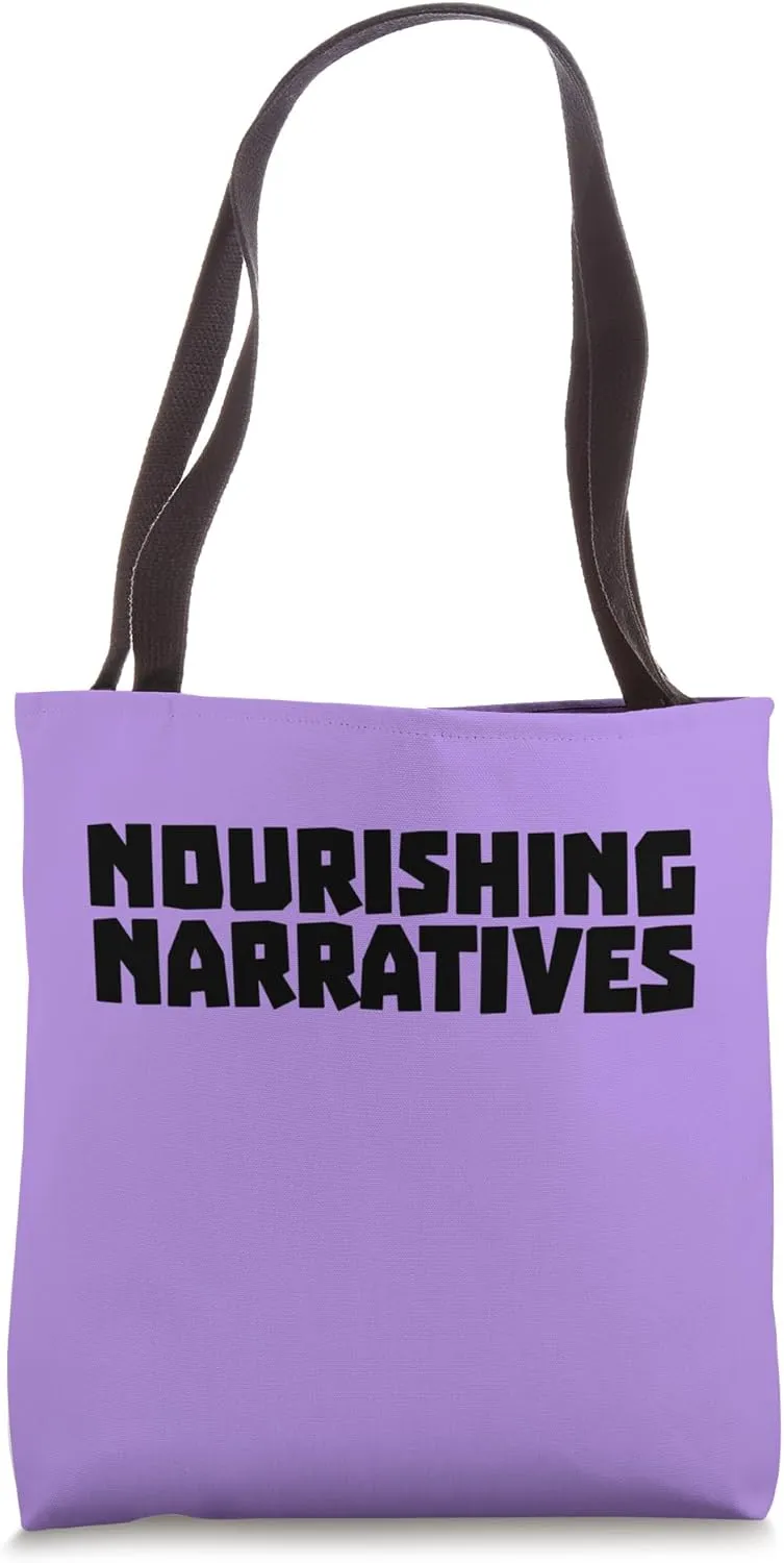 Nourishing Narratives Book Reader Tote Bag