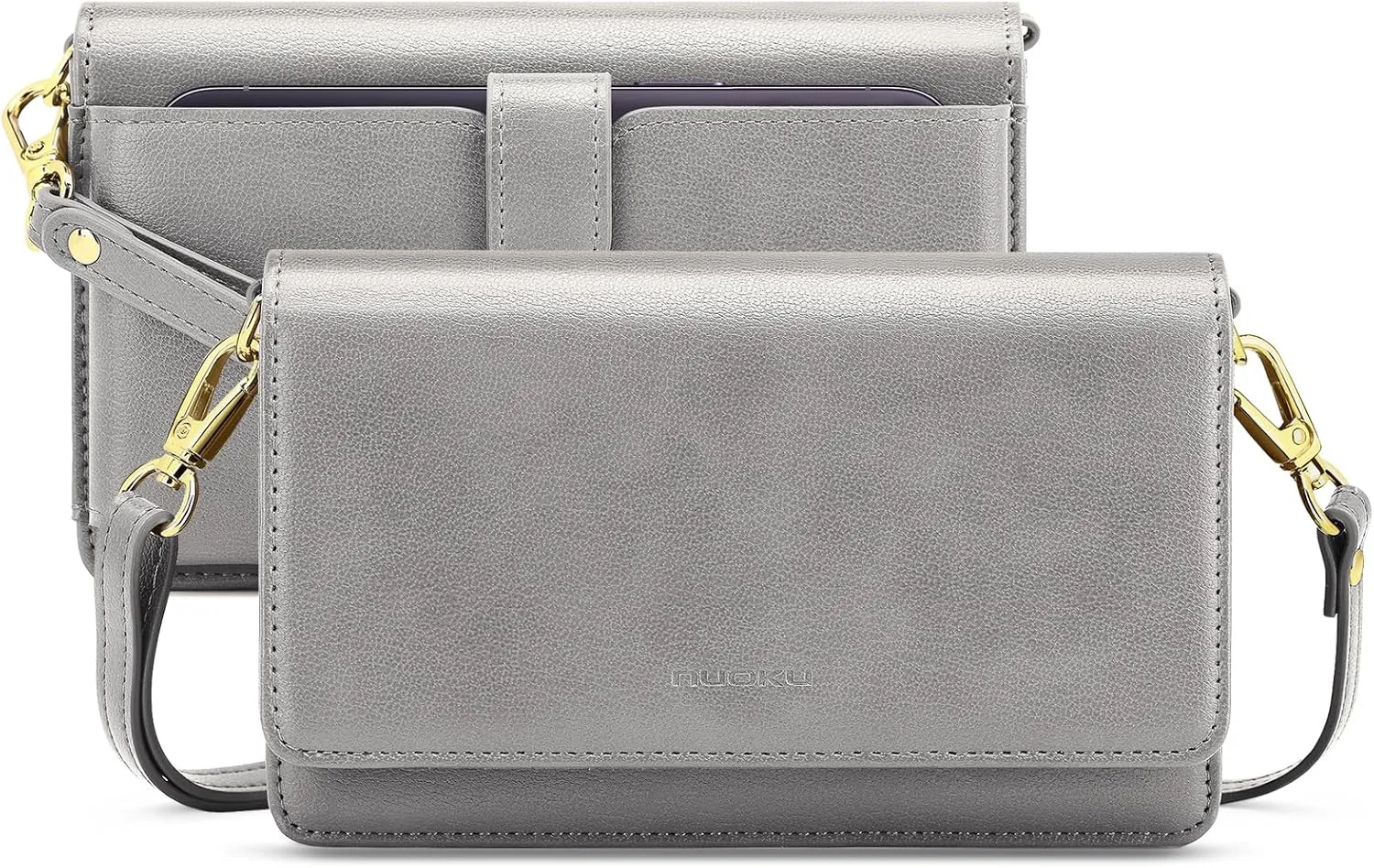 nuoku Small Crossbody Bags for Women, Small Crossbody Purse with Card Slots, Cell Phone Purse for Women with Phone Pocket