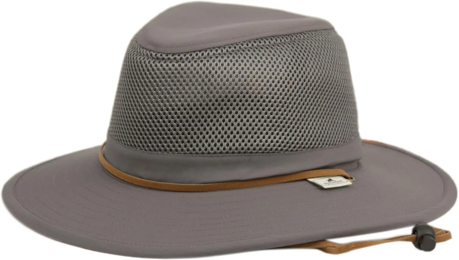 Nylon Mesh Safari Hat - Lightweight, UPF (SPF) 50  Sun Protection, 2 1/2" Big Brim, Chin Strap