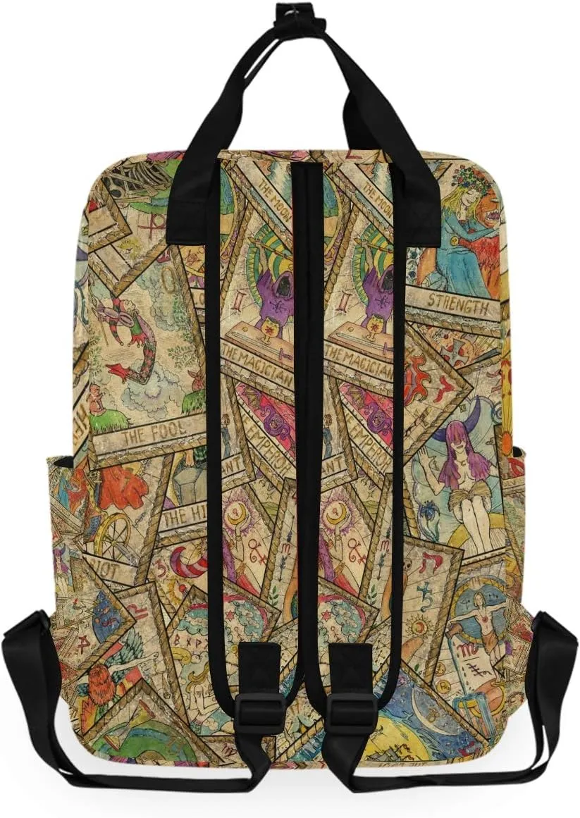Old Colorful Tarot Student Backpack Toddler Backpack for Kids Boys Girls Preschool Bag Elementary School Bookbag For Boys Girls