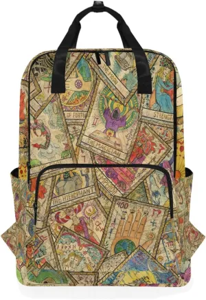 Old Colorful Tarot Student Backpack Toddler Backpack for Kids Boys Girls Preschool Bag Elementary School Bookbag For Boys Girls