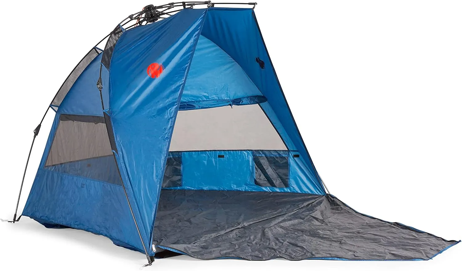 OMNICORE DESIGNS InstaShade XL 4 Person Pop Up Easy Set UP Beach Tent - Blue