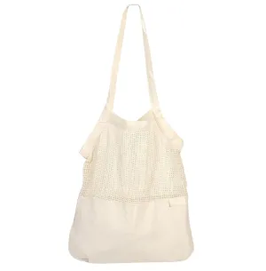 Organic Solid   Mesh Shopping Bag
