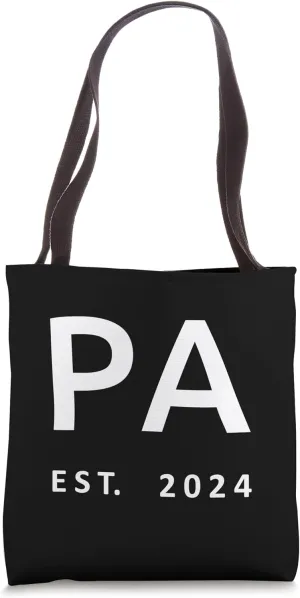 PA Est. 2024 Physician Assistant Graduation Tote Bag