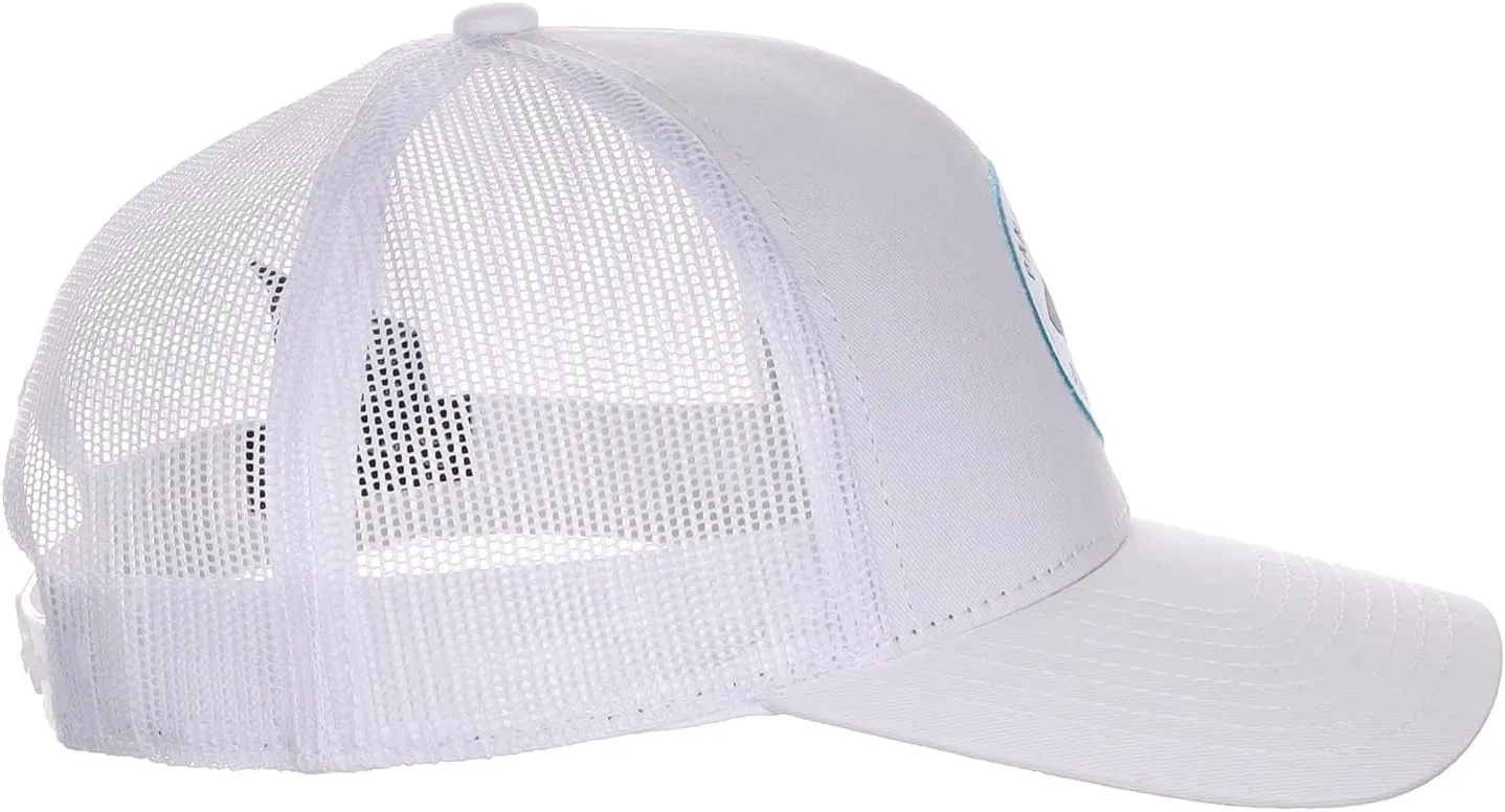 Panama Jack Saltwater Fish Men's Baseball Cap - Mesh Back, Lightweight, 3" Wide Bill Brim, Snap Back