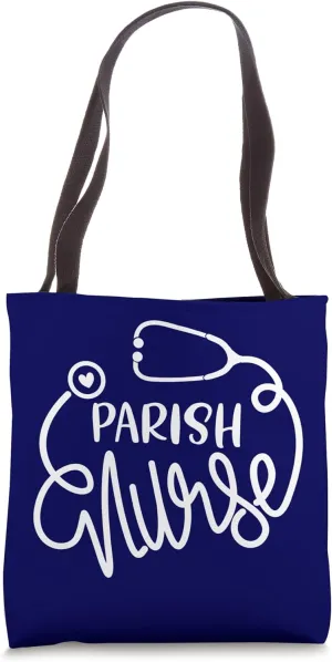Parish Nurse Cute Faith Community Nursing Department RN Tote Bag
