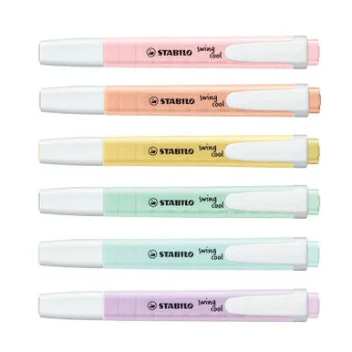 Pastel Swing Cool Highlighter, Set of 6