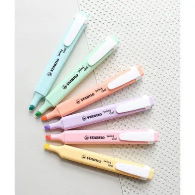 Pastel Swing Cool Highlighter, Set of 6