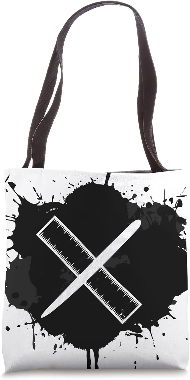 Pen and Ruler Sketch Architectural Designer Architect Tote Bag