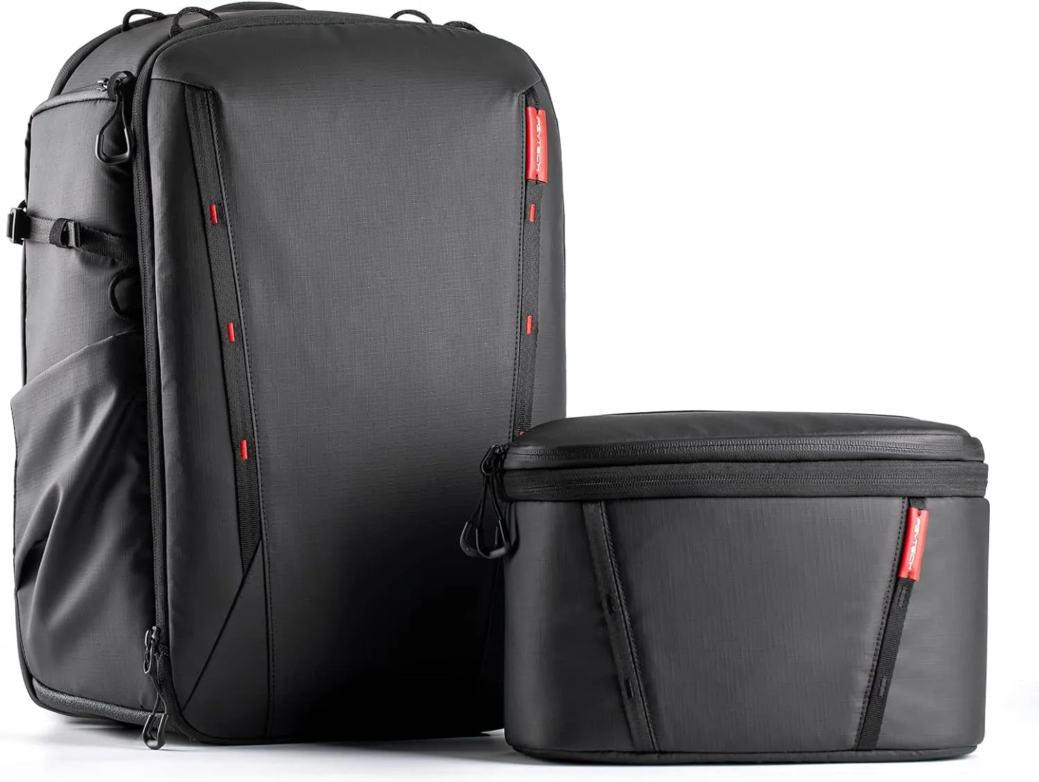 PGYTECH OneMo 2 25L-33L Camera Backpack with Shoulder Bag for Photographers, Waterproof Large Camera Bag for Canon/Nikon/Sony/dji Drone/Laptop/Tripod, Black