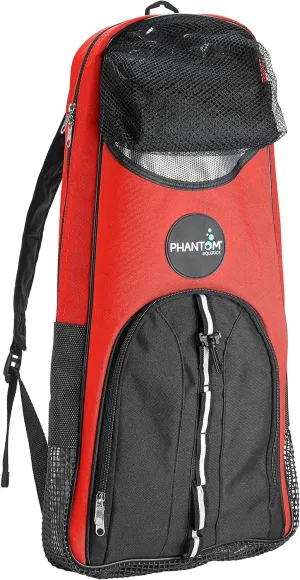 Phantom Aquatics Rapido Snorkeling Backpack with Shoulder Strap - Fits Snorkel Mask Fin Snore Set and More - Ideal Snorkel Travel Bag, Snorkeling Gear Equipment and Water Sports
