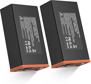 Power Mag Rechargeable Lithium-Ion Battery Pack Trail Camera Battery Compatible with Moultrie Edge Series Camera (Pack of 2, 5000mAh)