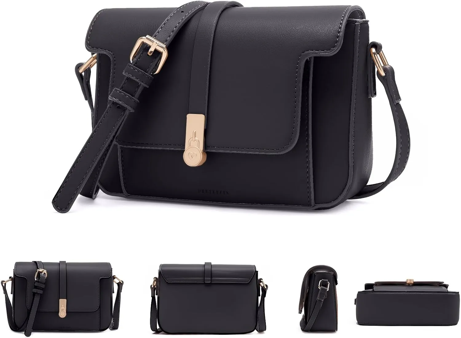 Prettyzys Crossbody Bag for Women，Trendy Small Shoulder Bag Phone Wallet Purse for Women