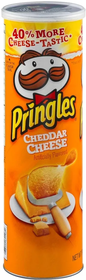 PRINGLES CHEDDAR CHEESE.96 OZ by PRINGLES (Pack of 12)
