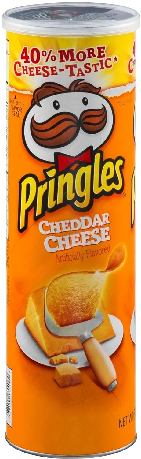 PRINGLES CHEDDAR CHEESE.96 OZ by PRINGLES (Pack of 12)
