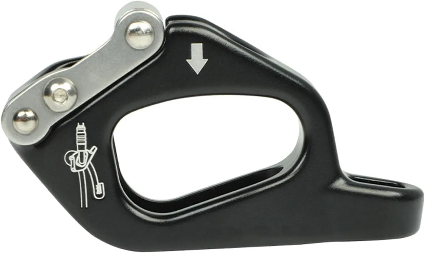 Professional Adjust Cowstail Positioning Lanyard Adjuster for Ascending Rock Climbing Mountaineering Tool