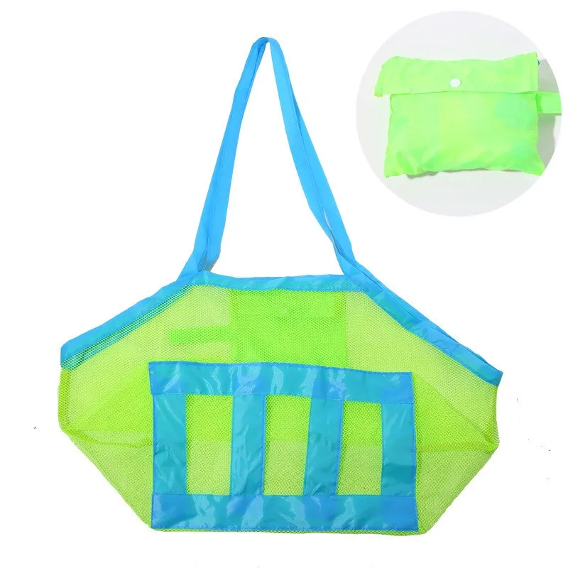 Protable Beach Bag Anti-sand Net For Kids Beach Toy Towel Storage Mesh Travel Large Capacity Toy Outdoor Waterproof Storage Bags