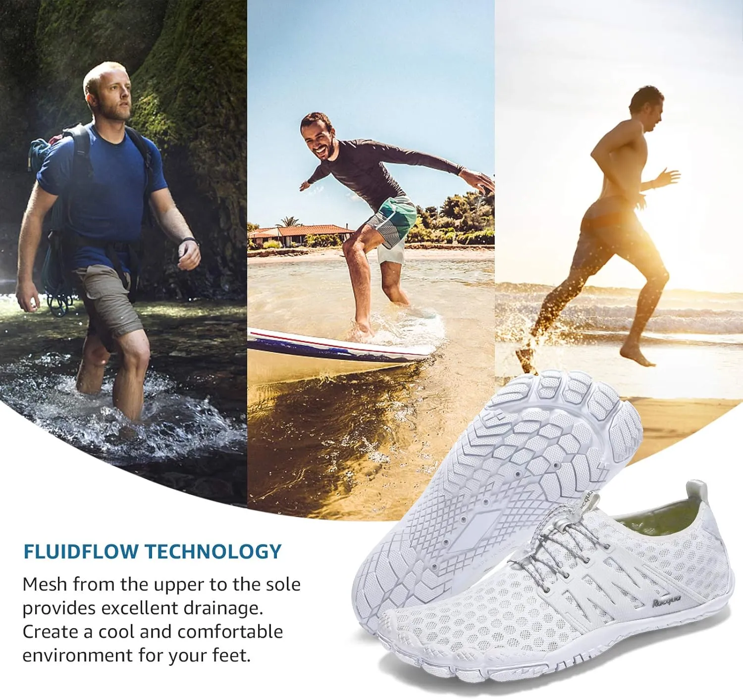 Racqua Composite Mesh Water Shoes Men Women