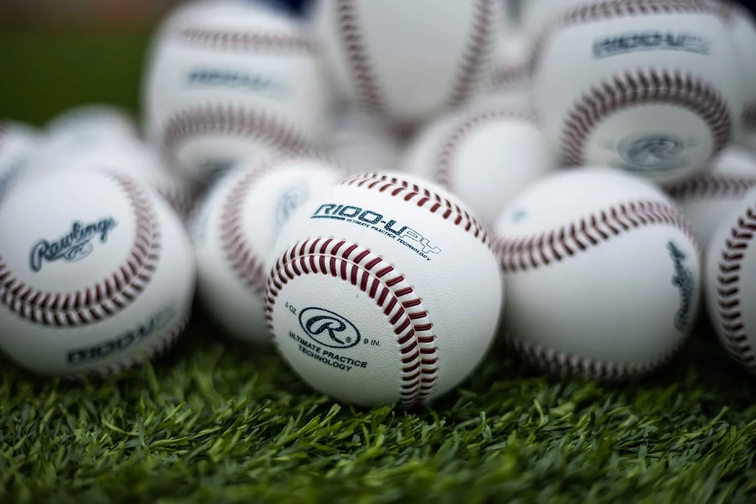 Rawlings | Ultimate Practice Baseballs | Youth/High School/College | Added Lifespan   Weather Resistant | Dozen & Bucket Options