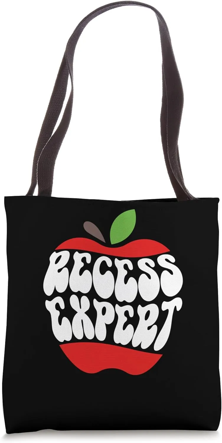 Recess Expert Students Playground Monitor Safety Supervisor Tote Bag