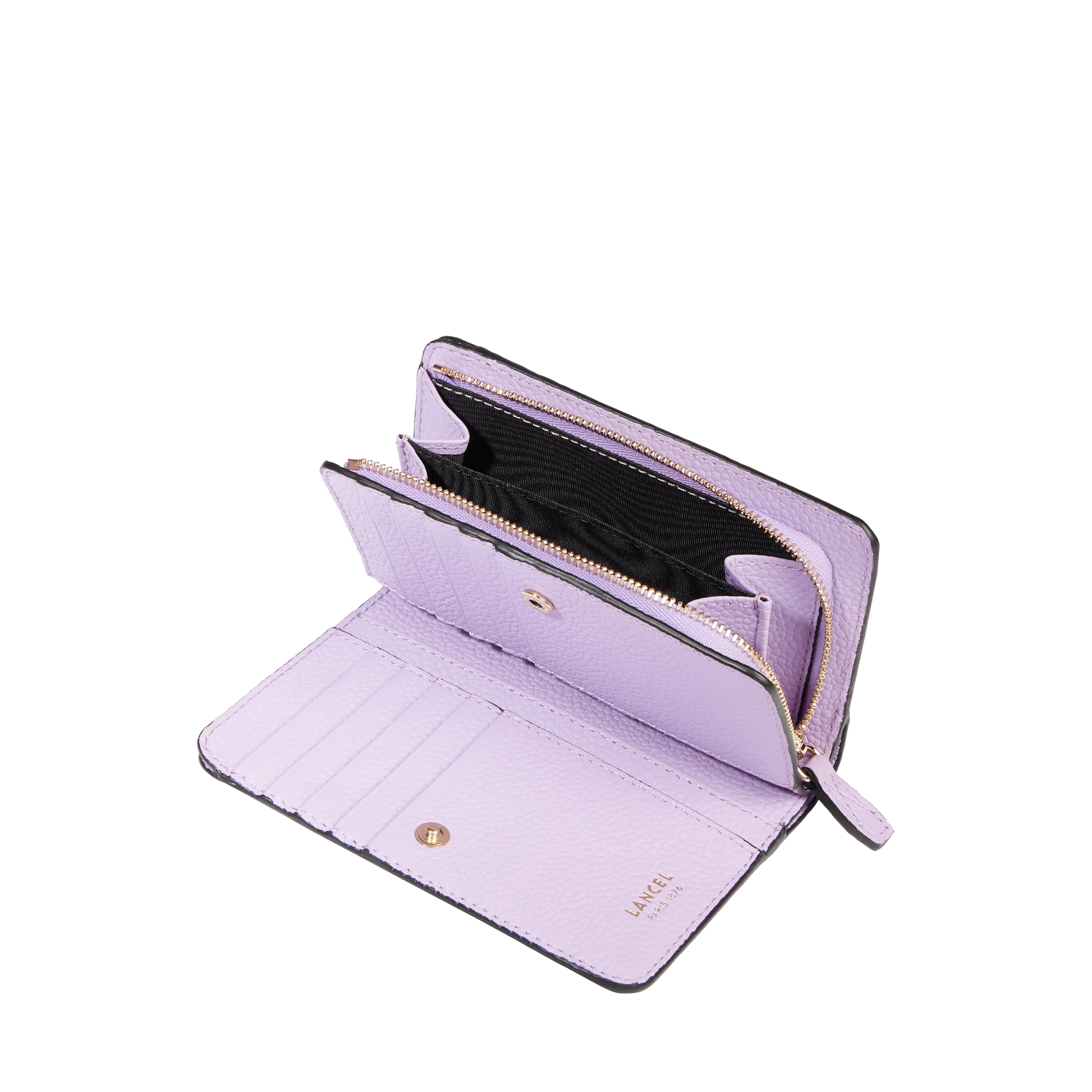 RECTANGULAR ZIP COMPACT WALLET