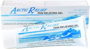 Relief Pain Relieving Gel , Long-Lasting Relief from Arthritis, Sore Muscles, Joints and Back, 3.5% Natural Menthol, 4 OZ - 2 Pack
