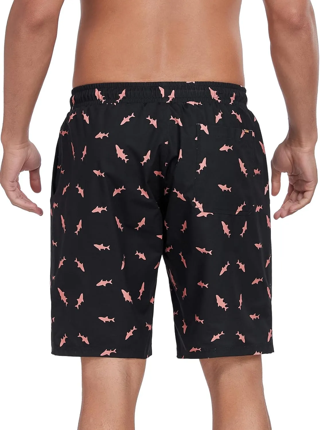 RELLECIGA Men's Board Shorts Quick Dry 9 Inch Swim Trunk with Mesh Lining