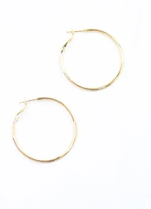 Renee Hoop Shiny Gold