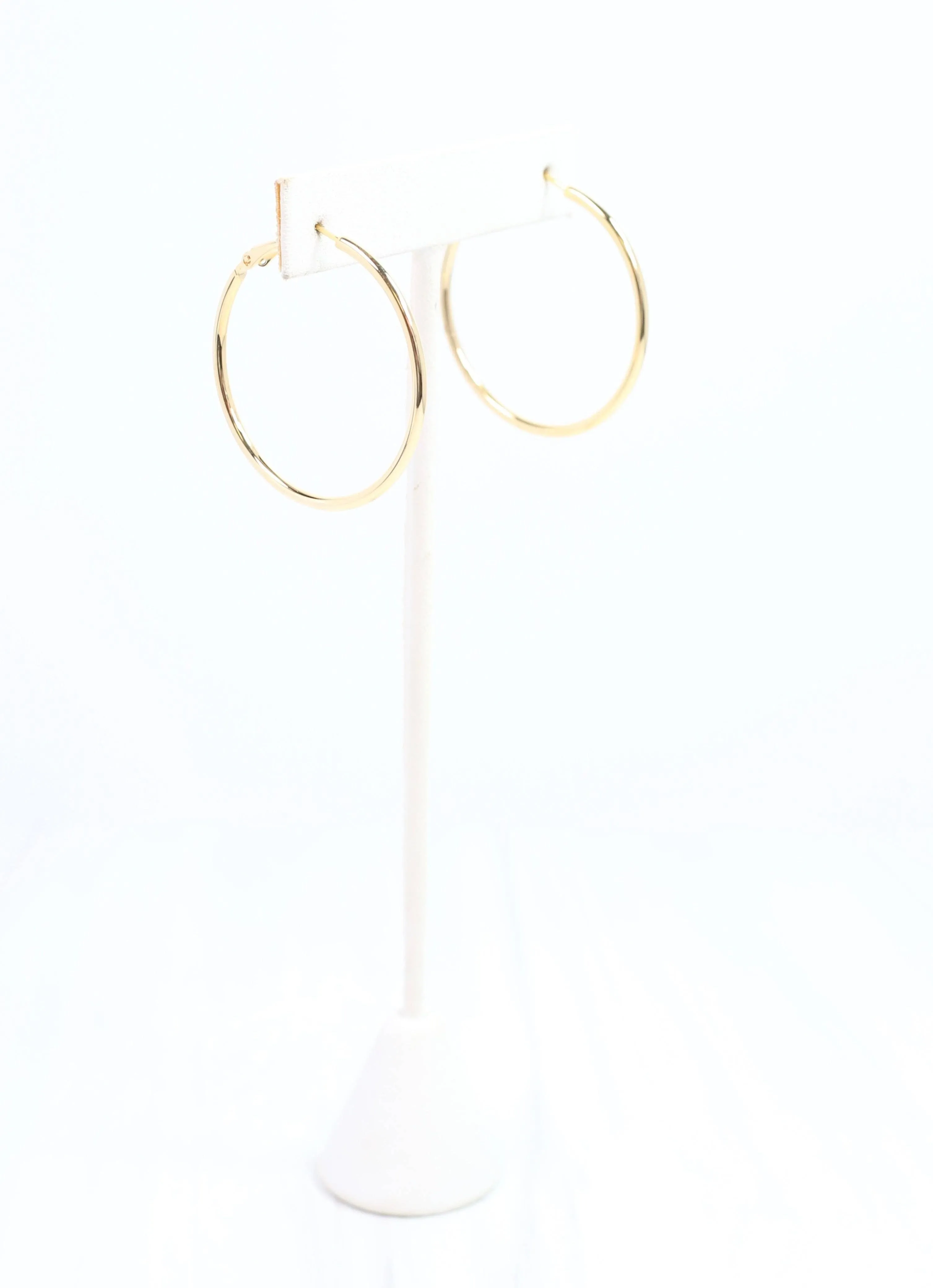 Renee Hoop Shiny Gold