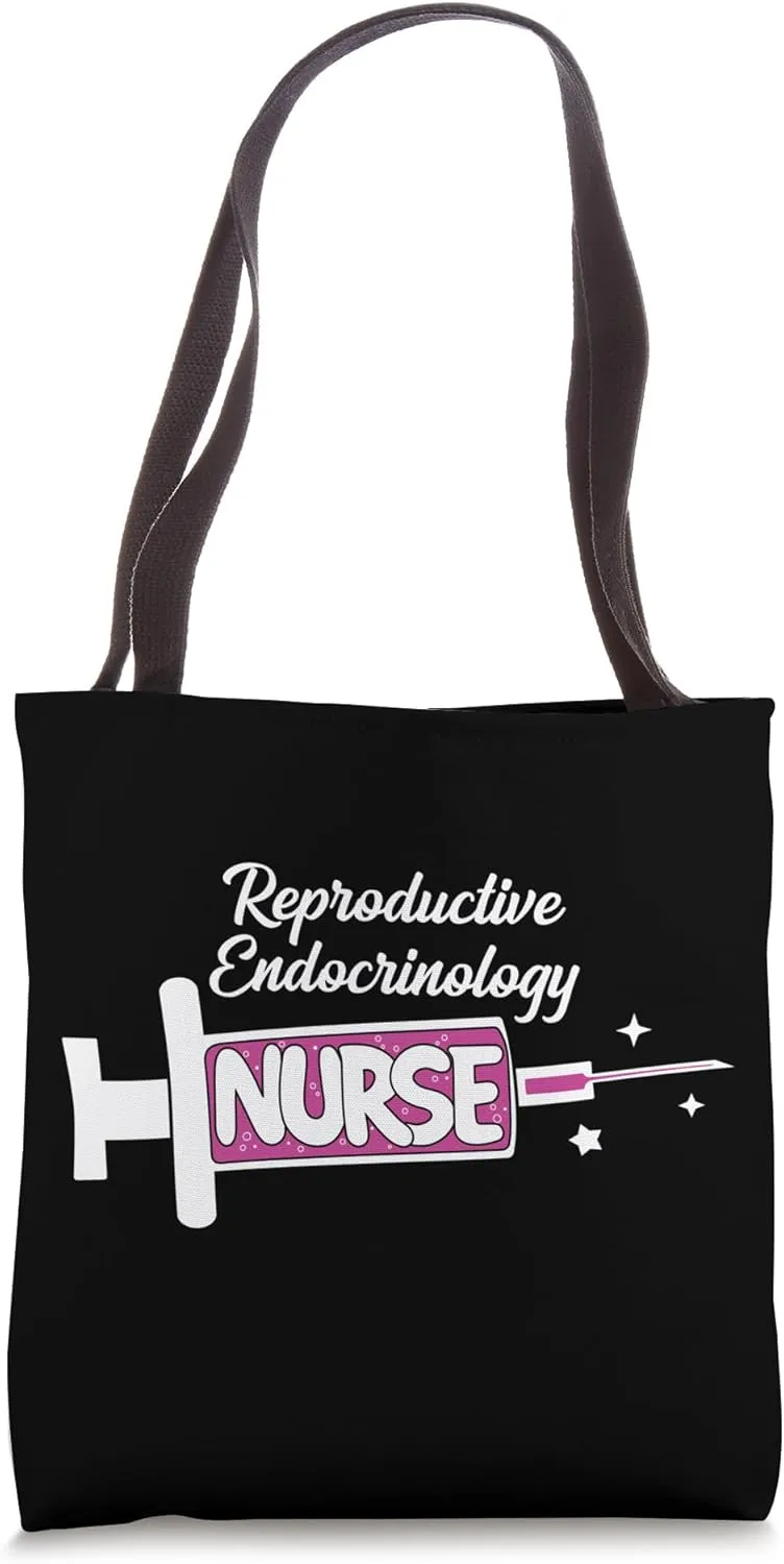 Reproductive Endocrinology Nurse Cute Fertility Nursing RN Tote Bag