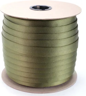 Rock-N-Rescue Professional Grade Nylon Tubular Webbing - Heavy-Duty 1-inch, Rescue Equipment for Mountaineering Rappelling Arborist Safety Gear, Firefighting and Rescue Gear