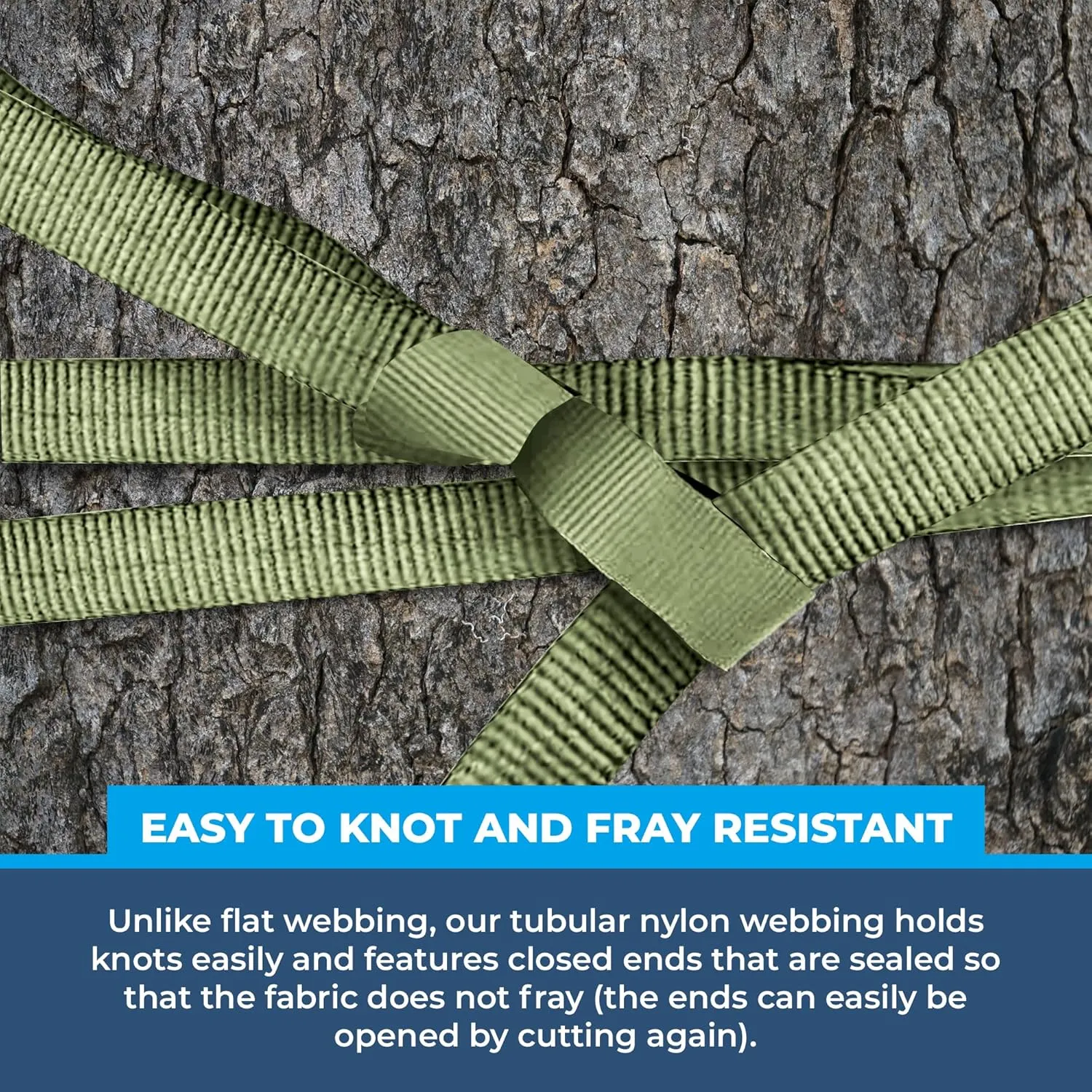Rock-N-Rescue Professional Grade Nylon Tubular Webbing - Heavy-Duty 1-inch, Rescue Equipment for Mountaineering Rappelling Arborist Safety Gear, Firefighting and Rescue Gear