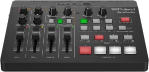 Roland AeroCaster Live Streaming System – Powerful Wireless Multi-Camera Production Solution with Hardware Controller/Audio Interface and Full-Featured iPad app (Black)