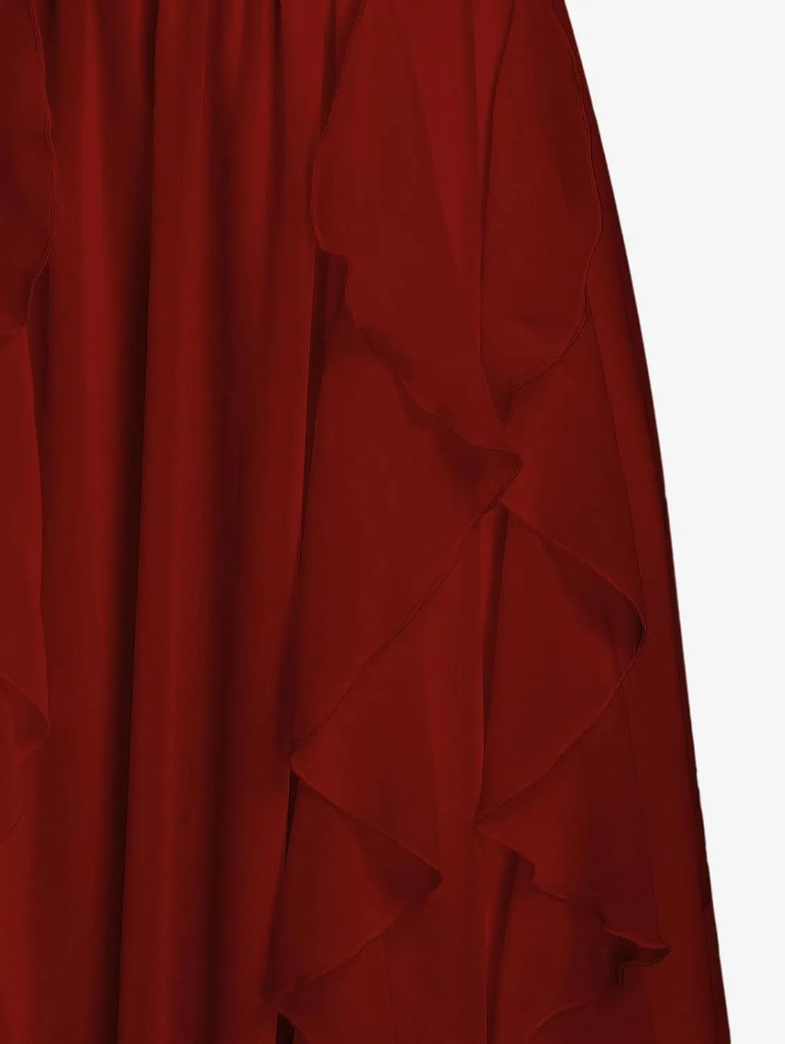 Rosegal Plus Size Party Dress for Women Lace Ruffles Cirsscross Cocktail Bridesmaid Wedding Guest Maxi Cami Formal Dress